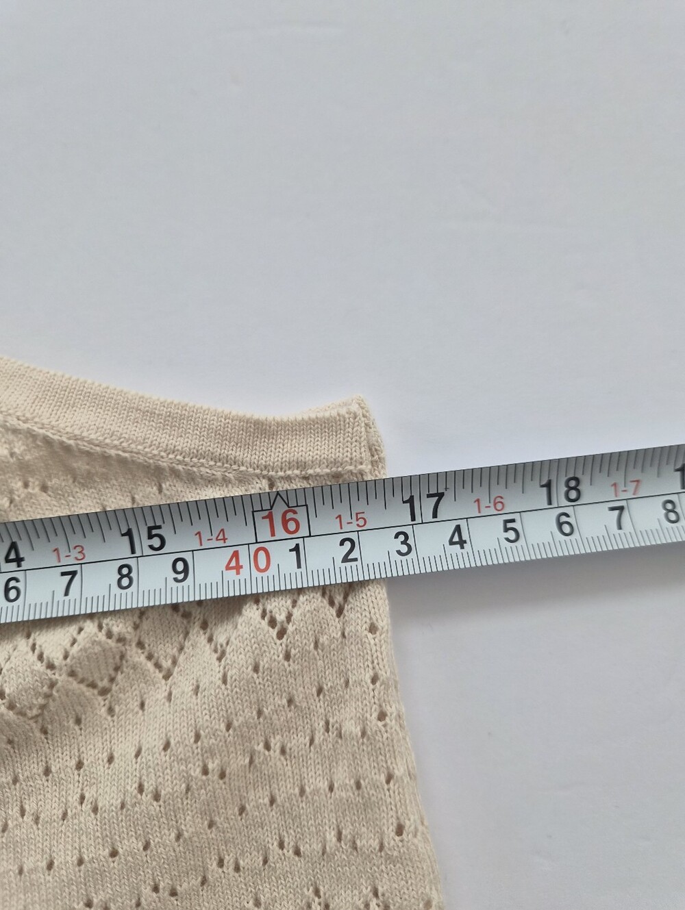 *NWT* [Sezane] Yoran Top in Cream, Size  M, 100% Organic Cotton, Knit, Italy - Picture 6 of 13